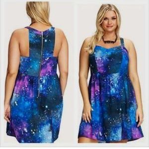 Forever 21 Plus Size galaxy dress